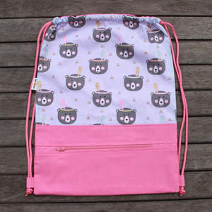 Products: Tribal Bears Pink, Personalised Swim Bag - Collections – bee Moore