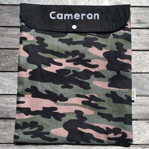 Products: Camo, Personalised Book Bag - Collections – bee Moore