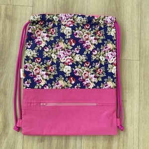 Navy Floral, Personalised Swim Bag - Collections – bee Moore