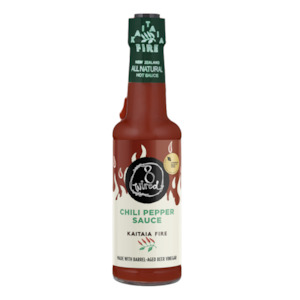 8 Wired x Kaitaia Fire Chili Pepper Sauce 150mL