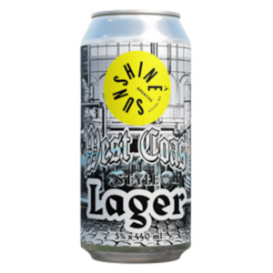 Beer: Sunshine Brewery West Coast Lager 440mL