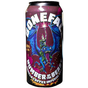 Boneface 'Number Of The Beast' Vanilla Coffee Imperial Stout 440mL
