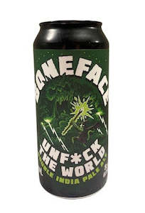 Boneface 'Unf*ck The World' Double Hazy IPA 440mL