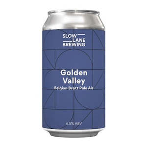 Slow Lane Brewing Golden Valley Belgian Brett Pale Ale 375mL