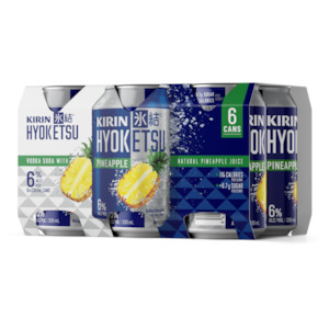 Kirin Hyoketsu Vodka Pineapple 6x330mL