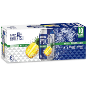 Kirin Hyoketsu Vodka Pineapple 10x330mL