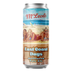 Mcleods Brewery Of The Month: Mcleod's East Coast Days Unfiltered Pale Ale 440mL