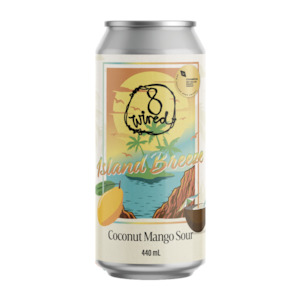8 Wired Brewing: 8 Wired Island Breeze Coconut Mango Sour 440mL
