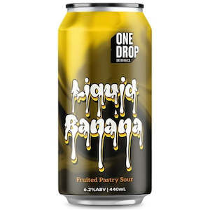 One Drop Brewing Liquid Banana Fruited Pastry Sour 440mL