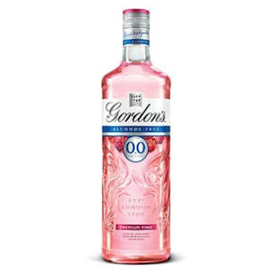 Non Alcoholic Mixers: Gordons Pink Gin Alcohol Free 0.0% 700mL