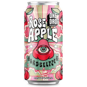 Ready To Drink: One Drop Brewing Rose Apple Hard Seltzer 440mL