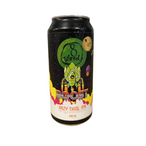 8 Wired Brewing: 8 Wired Hazy Thiol Mega Terps Edition IPA 440mL