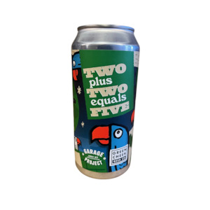Beer Style: Garage Project Two plus Two equals Five Triple Hazy IPA 440mL