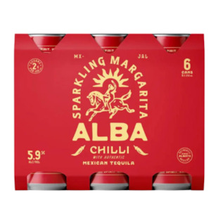 Alba Chilli Sparkling Margarita 6x250mL