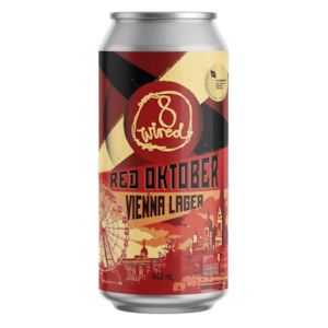 8 Wired Brewing: 8 Wired Red Oktober Vienna Lager 440mL