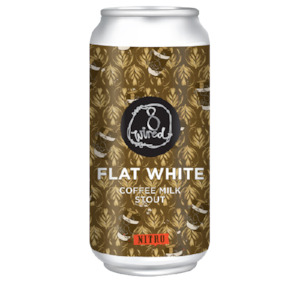 8 Wired Flat White Stout 440mL