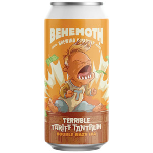 Beer Brand: Behemoth Terrible Tariff Tantrum Double Hazy IPA 440mL