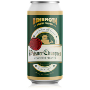 Behemoth Pilsner Churquill C(NZ)ech Pilsner 440mL