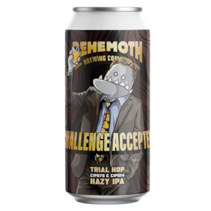 Beer Brand: Behemoth Challenge Accepted Trial Hop Hazy IPA 440mL