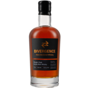 Curiosity Divergence Distillery Of The Month: Divergence New Zealand Single Malt Whisky Virgin French Oak 700mL