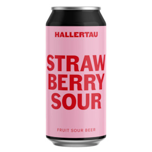 Hallertau Brewery Of The Month: Hallertau Strawberry Sour 440mL