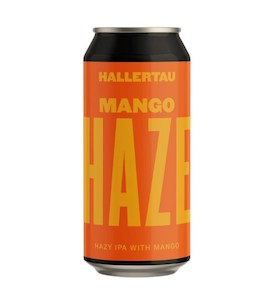 Hallertau Brewery Of The Month: Hallertau Mango Hazy Hazy IPA with Mango 440mL