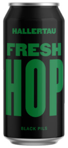 Hallertau Brewery Of The Month: Hallertau Fresh Hop 2024 Black Pilsner 440mL