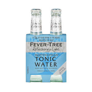Fever Tree Refreshingly Light Mediterranean Tonic 4x200mL
