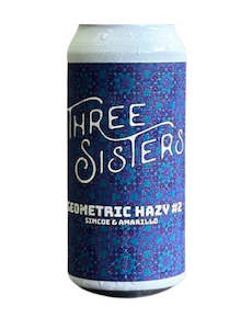 Three Sisters Geometric #2 Hazy IPA 440mL