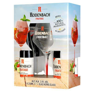 Christmas Gift Ideas 1: Rodenbach Fruitage 4x250ml + 1 Glass Giftpack
