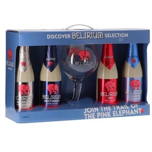 Christmas Gift Ideas 1: Delirium Discovery Gift Pack 4x330mL & Glass