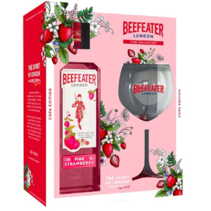 Christmas Gift Ideas 1: Beefeater Pink Gin 700ml Giftpack w Glass