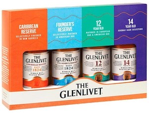Christmas Gift Ideas 1: Glenlivet Tasting Kit 4x50mL