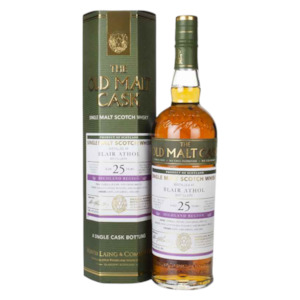 Hunter Laing Co Independent Bottlers: Blair Athol 'Old Malt Cask' 1995/25yo 700mL