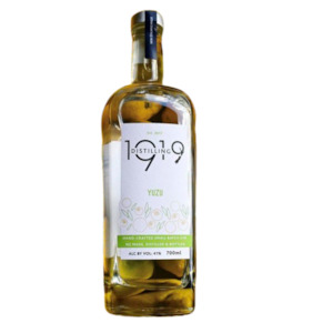 1919 Distilling: 1919 Distilling Yuzu Gin 700mL