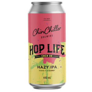 Chinchiller Hop Life CHCH 08 Hazy IPA 440mL
