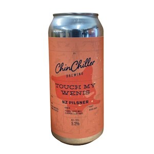 Chin Chiller Brewery Of The Month: Chinchiller 'Touch My Wenis' NZ Pilsner 440mL