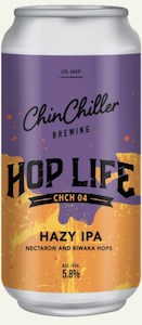 Chin Chiller Brewery Of The Month: Chinchiller Hop Life CHCH04 Hazy IPA 440mL