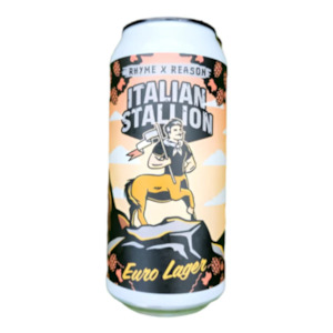 Lager Pilsner: Rhyme & Reason Italian Stallion 440mL