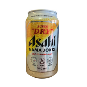 Non Alcoholic Mixers: Asahi Super Dry Nama Jokki 6x330mL Cans