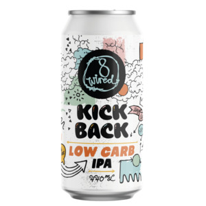 8 Wired Kick Back Low Carb IPA 440mL