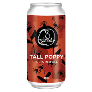 8 Wired Brewing: 8 Wired 'Tall Poppy' India Red Ale 440mL