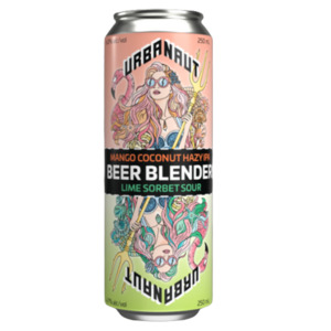 Urbanaut Beer Blender Mango Coconut Hazy IPA Lime Sorbet Sour 2x250mL
