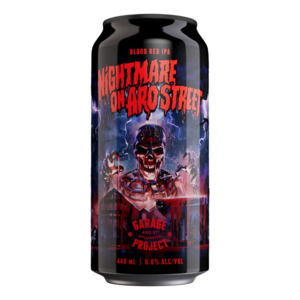 Garage Project Brewery Of The Month: Garage Project Nightmare on Aro Street Blood Red IPA 440mL
