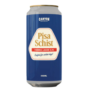 Lager Pilsner: Canyon Brewing Pisa Schist Vienna Lager 440mL