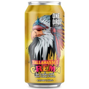 One Drop Brewing Tallahassee Crema Oat Cream Double IPA 440mL