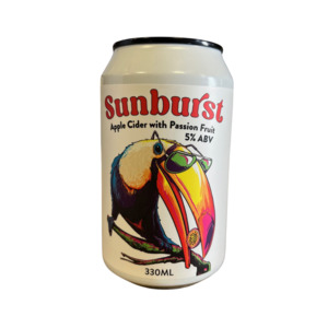 Double Vision Sunburst Apple Cider with Passionfruit 6x330mL
