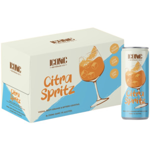 Iconic Beverage Citra Spritz 8x250mL Can