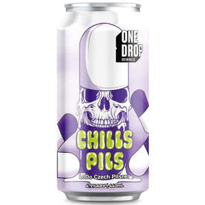 Wine Region: One Drop Brewing Chills Pils Czech Pilsner 440mL