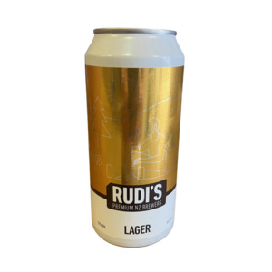 Craft Beer: Rudi's Lager 440mL